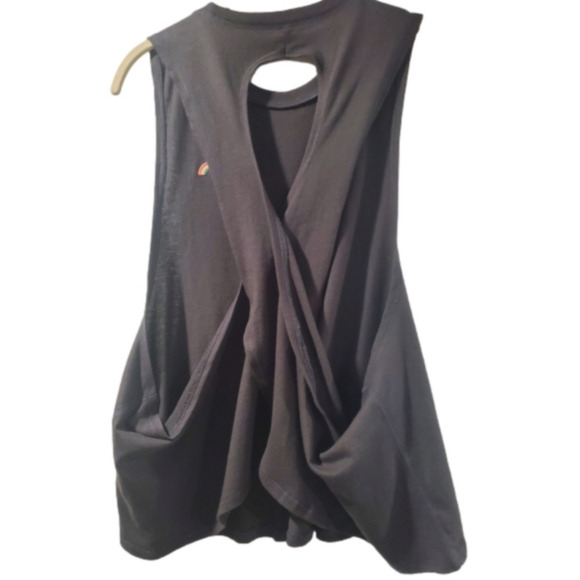 SPIRITUAL Gangster Light Surplice Back Swing Tank Womens Large - Picture 9 of 11